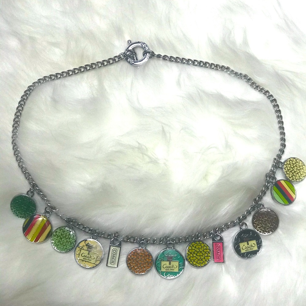 Coach dangle necklace